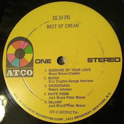 Vinyl Label Side 1