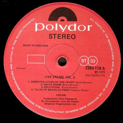 Vinyl Label Side A